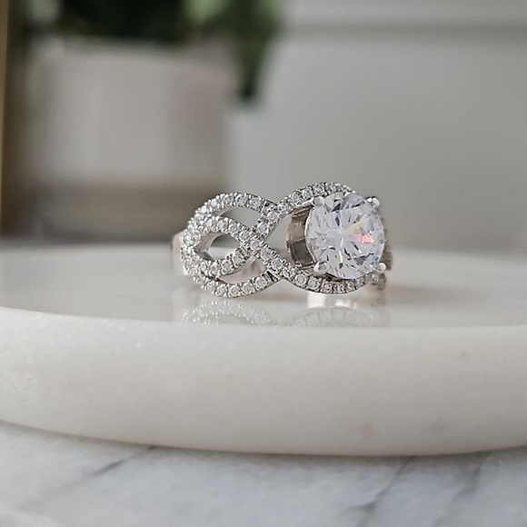 Classic Style ring, solid 925 Sterling Silver Charmed Aroma - Picture 2 of 5